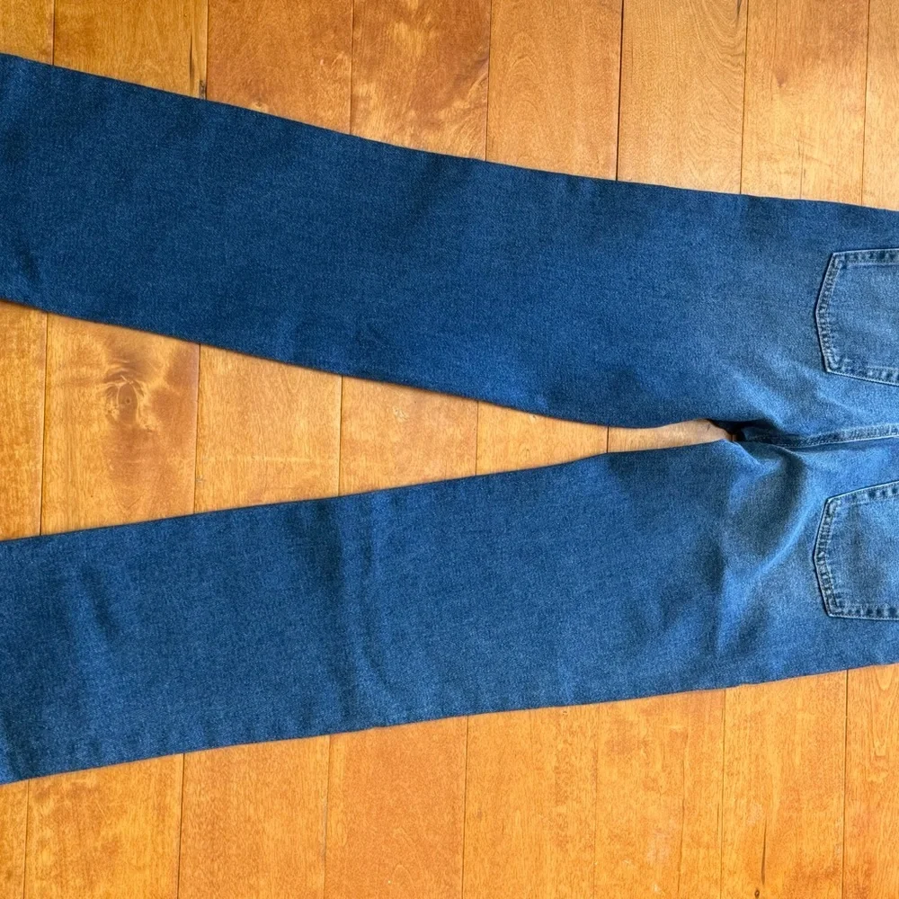Lands' End Men's Straight Blue Jeans - Picture 4 of 4